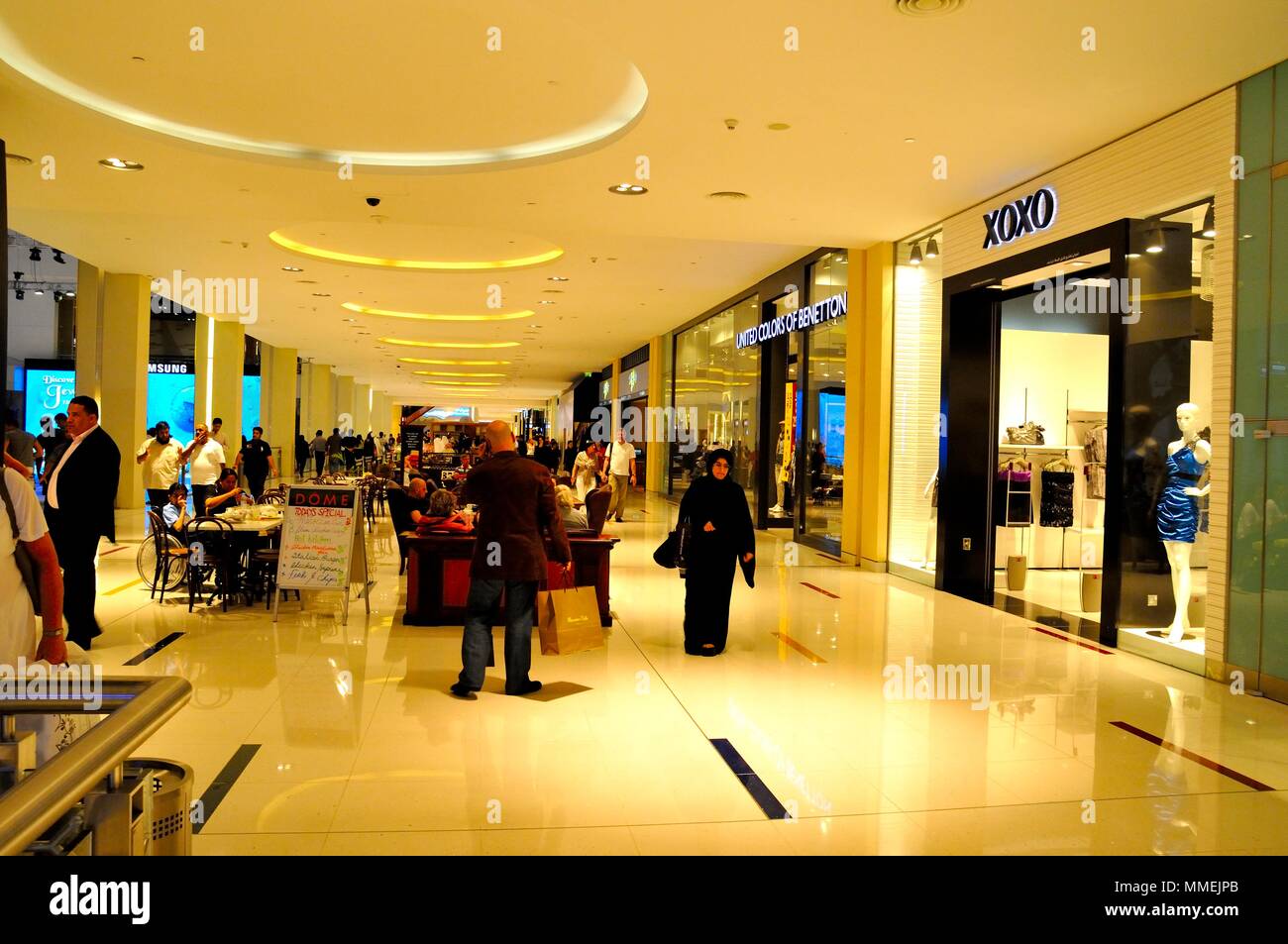 Dubai Shopping Mall United Emirates Stock Photo