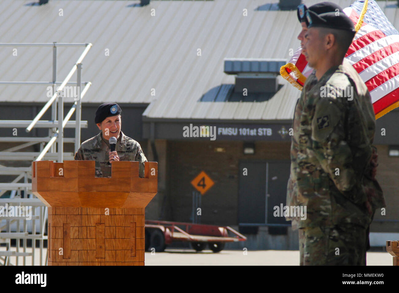 Lt. Col. Estee Pinchasin, commander for 19th Engineer Battalion out of