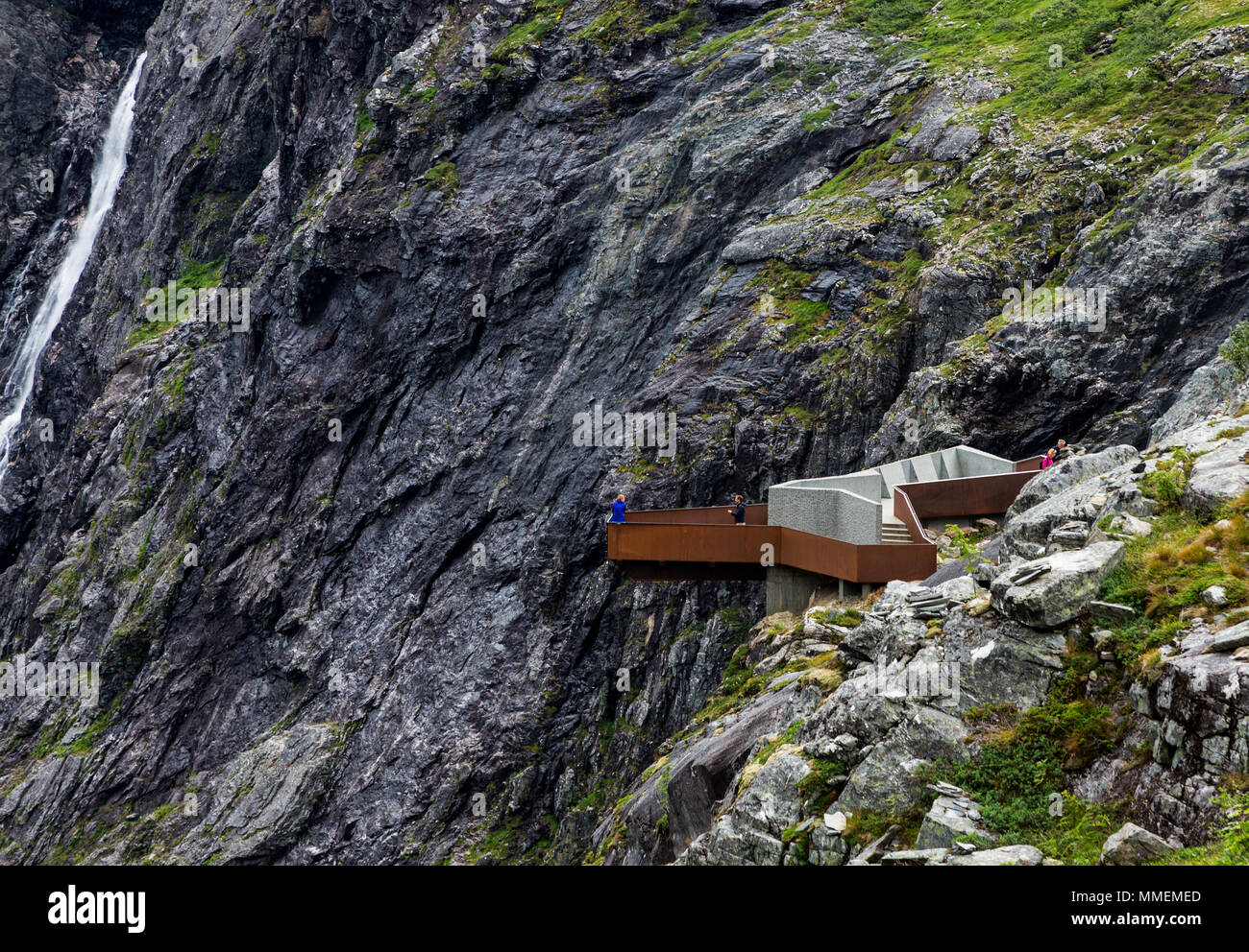 Norway - Trollstigen Stock Photo