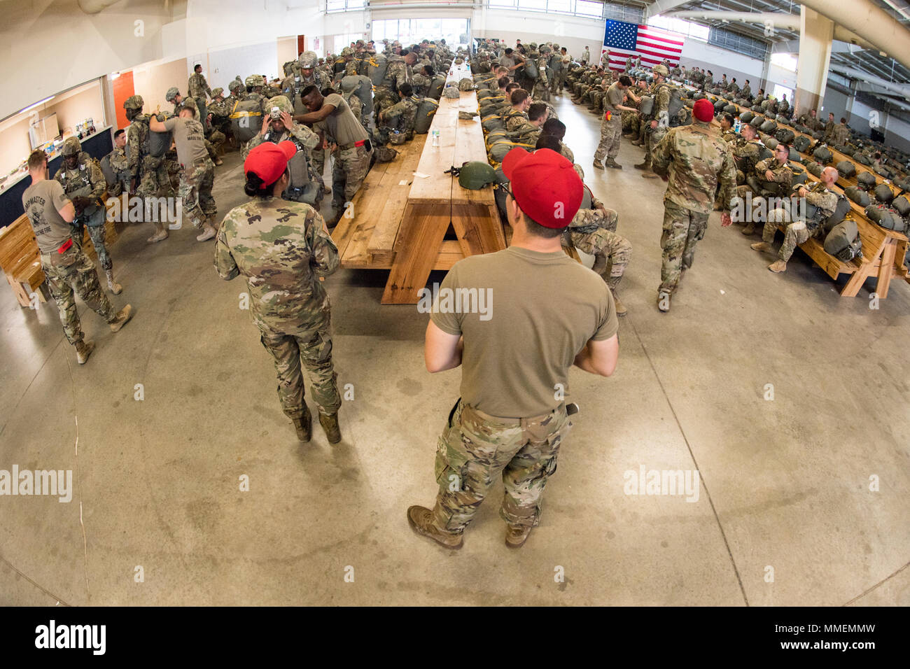 POPE ARMY AIRFIELD, N.C. — Paratroopers with the Army’s 82nd Airborne Divison at Fort Bragg