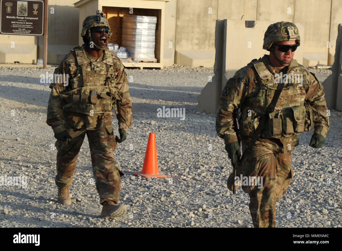 Sgt. Trevor Patrick, a wheeled vehicle mechanic assigned to the 3rd
