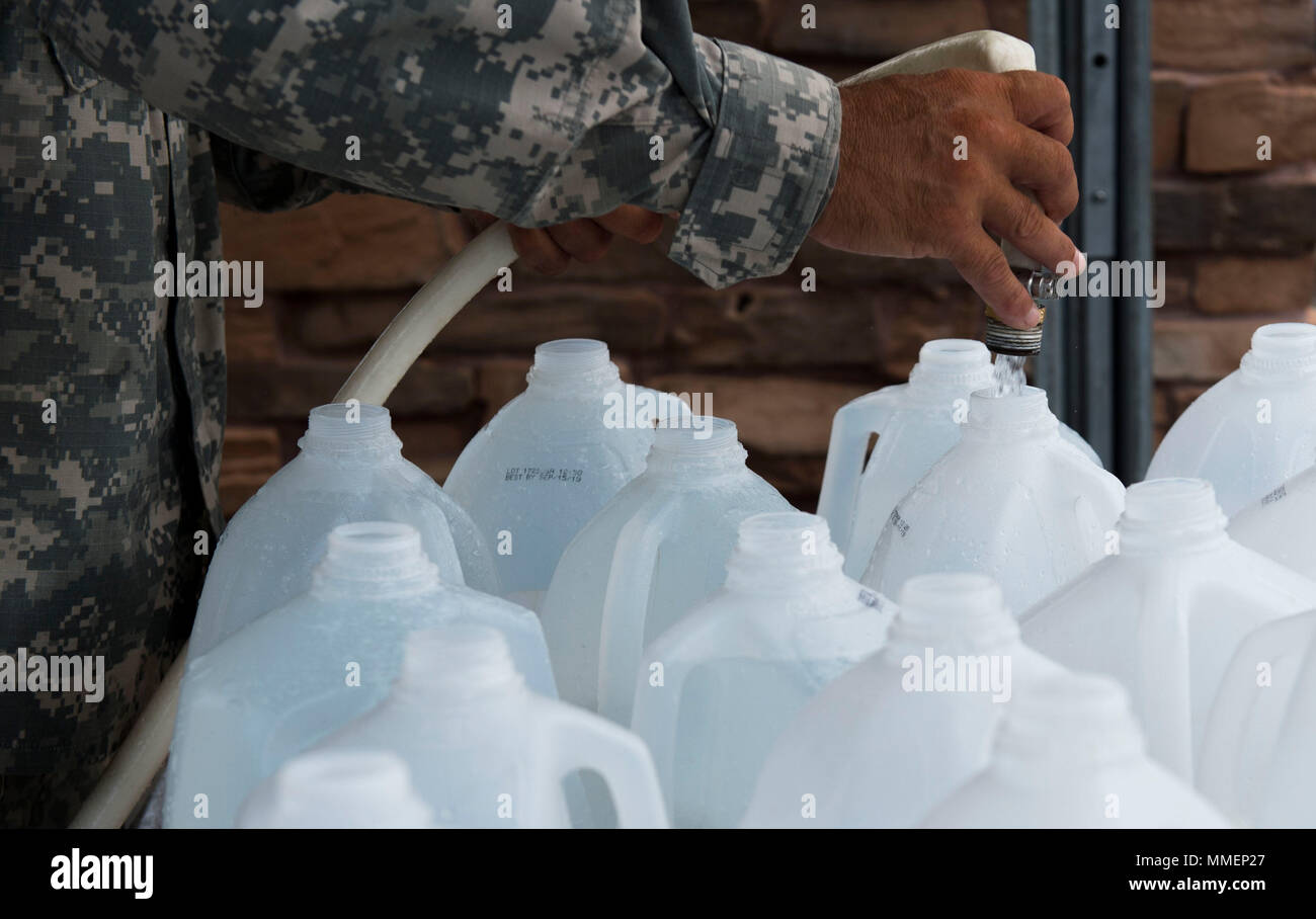 U.S. Army Sgt. Hector Jimenez, water purification specialist, assigned