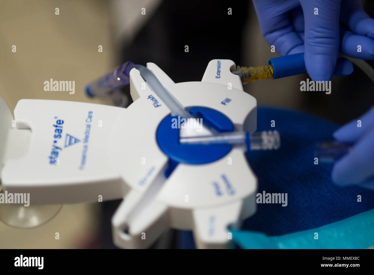 Jesenia Santos, a dialysis patient at Fresenius Medical Care receives