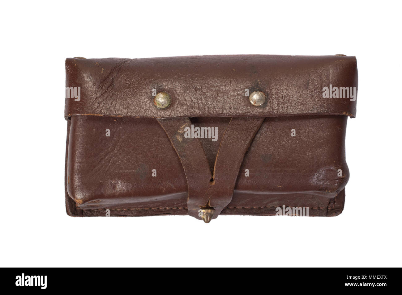 leather ammo pouch bag for ammo Stock Photo Alamy