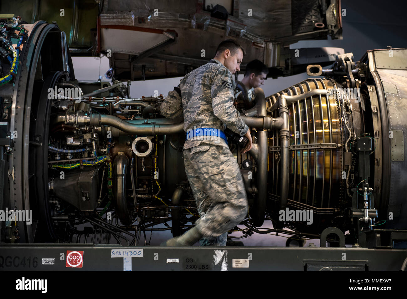 U.S. Air Force Staff Sgt. Kevin Baker, 721st Aircraft Maintenance