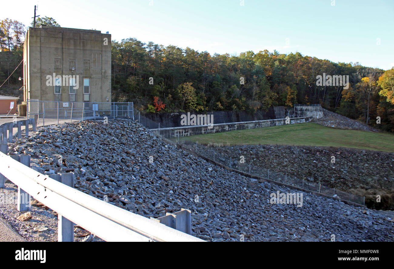 Indian Rock Dam photographed during its 75th anniversary commemoration