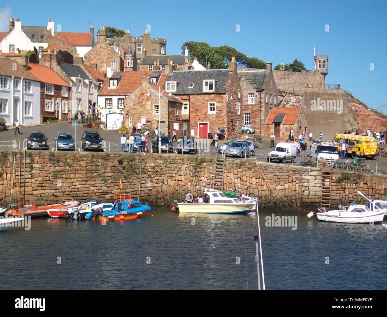 Crail Harbour, picturesque fishing and holiday village in the East Neuk