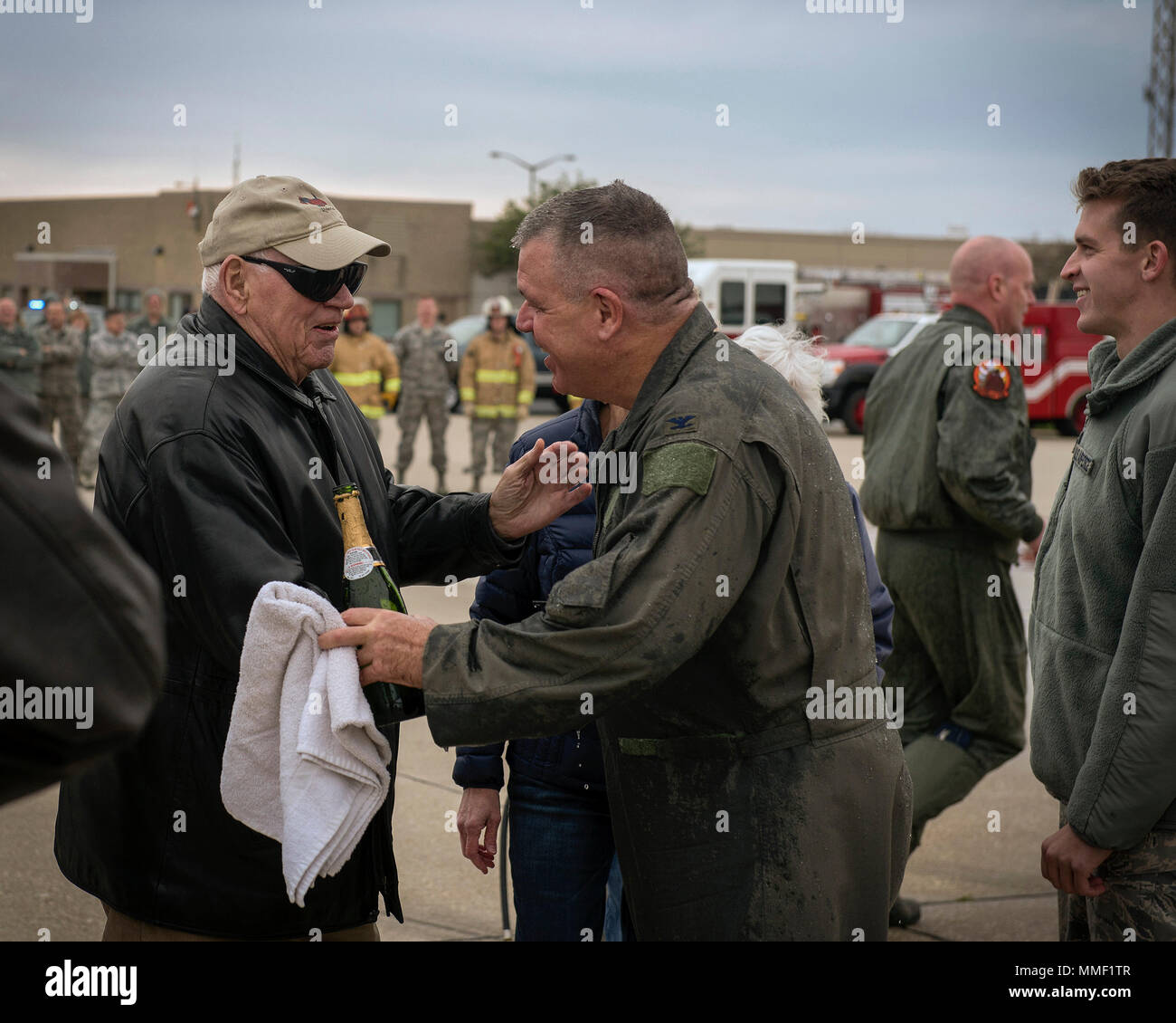 U.S. Air Force Col. William Robertson, the commander of the 182nd ...