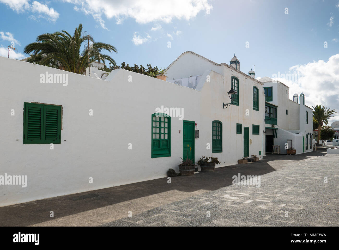 recreation of a fishing village in Costa Teguise, Lanzarote Island