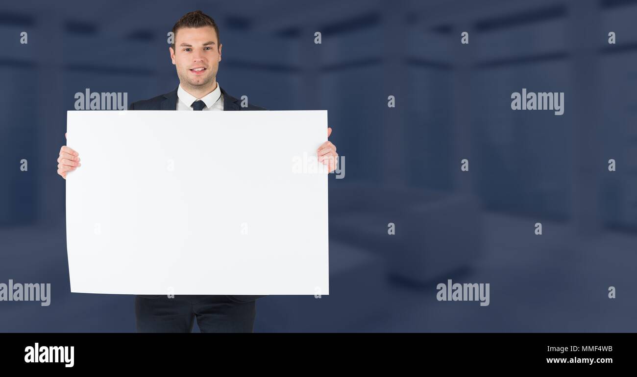 man holding card Stock Photo - Alamy