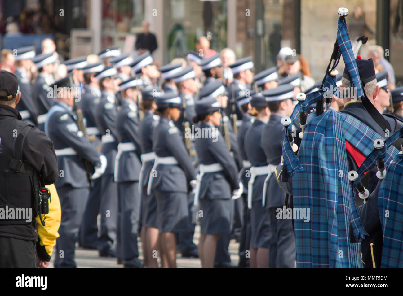 Military Parade, Nottingham Stock Photo
