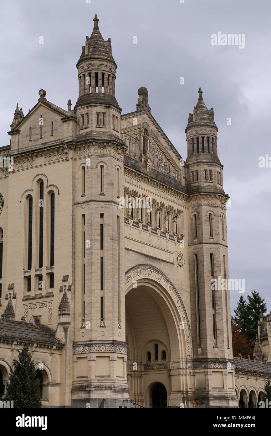 Basilica of St. Therese of Lisieux in Normandy France Stock Photo Alamy