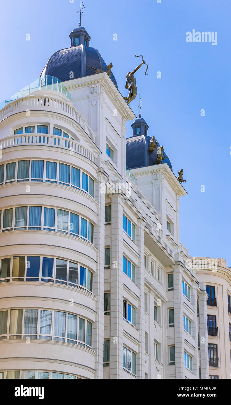 Spain Element Building Elements of the architecture of Spain's capital city of Madrid Stock ...
