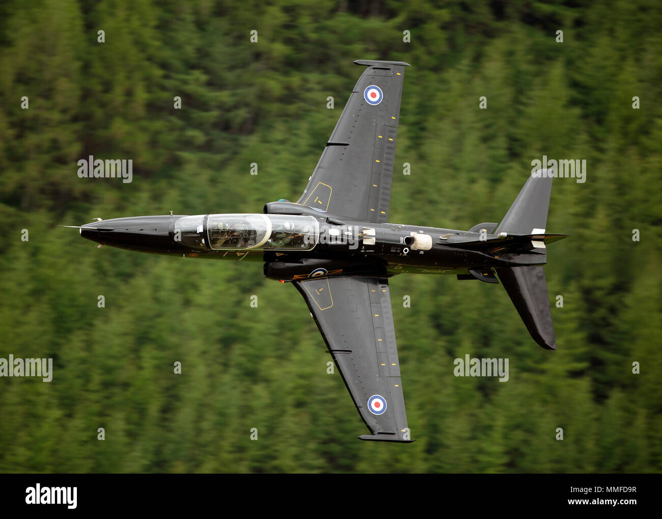 RAF Hawk low level Stock Photo