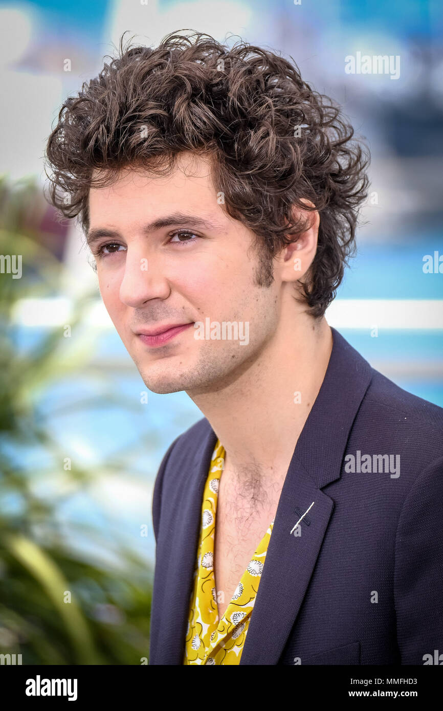 Cannes, France. 11th May, 2018. Vincent Lacoste at 'Sorry Angel' photocall  on Friday 11 May 2018 as part of the 71st Cannes Film Festival held at  Palais des Festivals, Cannes. Pictured: Vincent