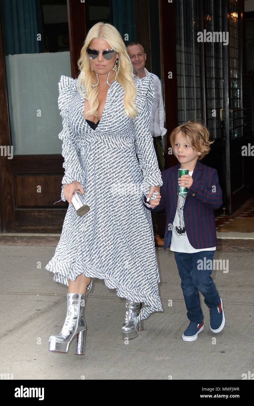 New York, NY, USA. 10th May, 2018. Jessica Simpson, Ace Knute Johnson