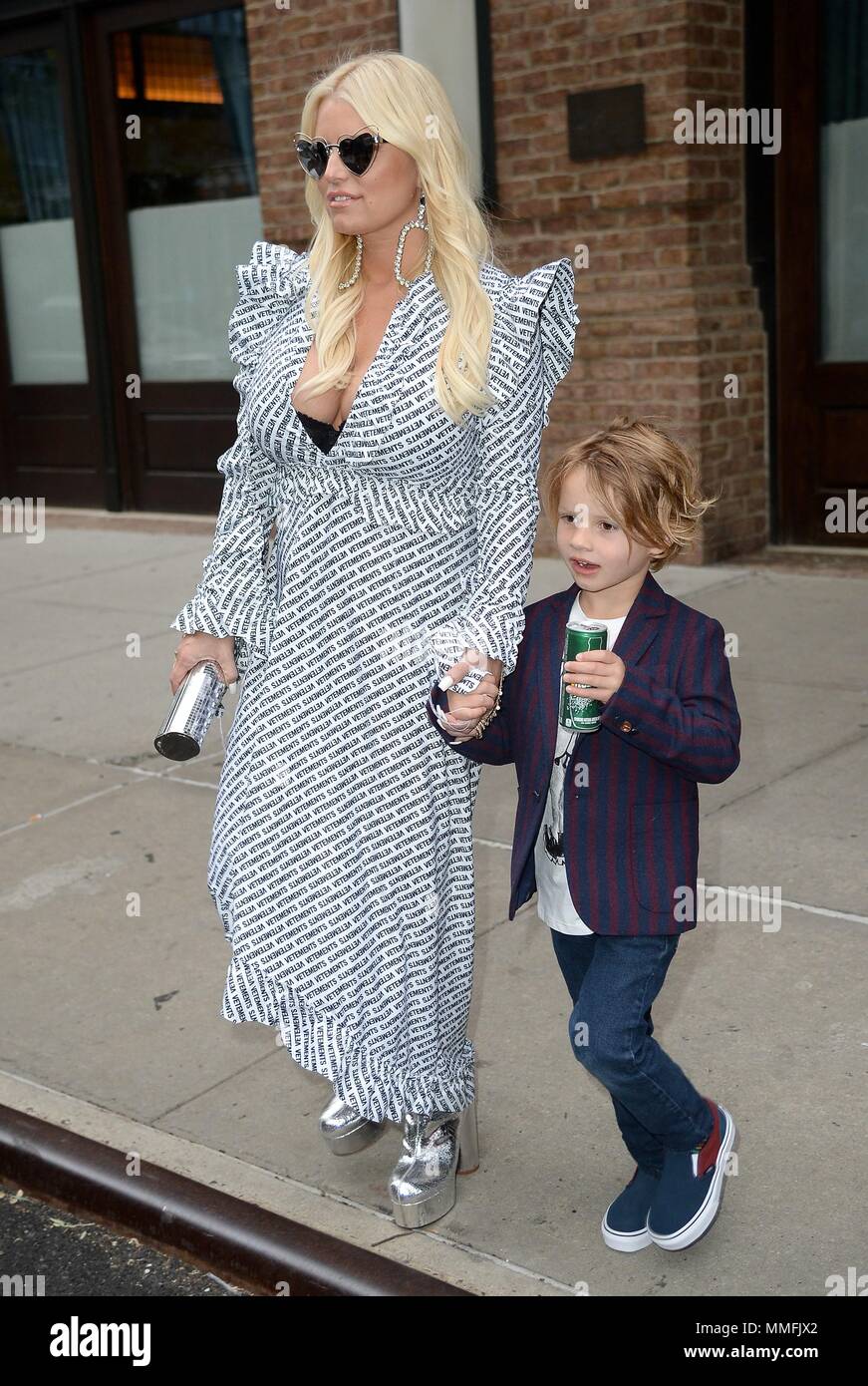 New York, NY, USA. 10th May, 2018. Jessica Simpson, Ace Knute Johnson