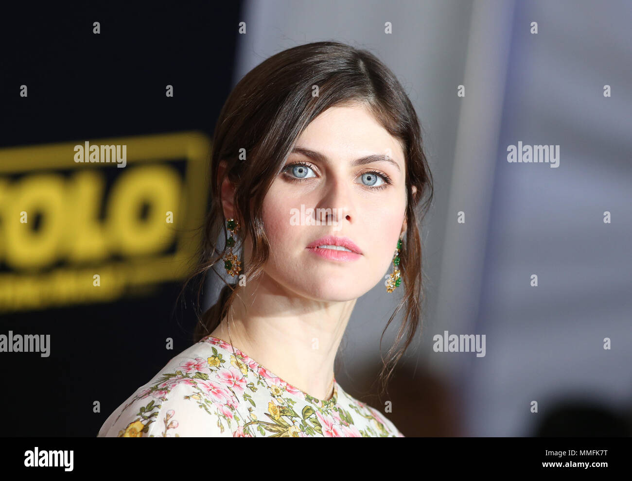 Hollywood, Ca. 10th May, 2018. Alexandra Daddario, at Solo: A Star Wars