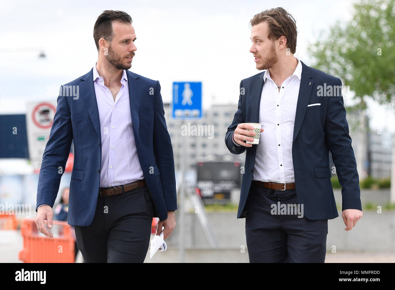 Why do hockey players wear suits? 