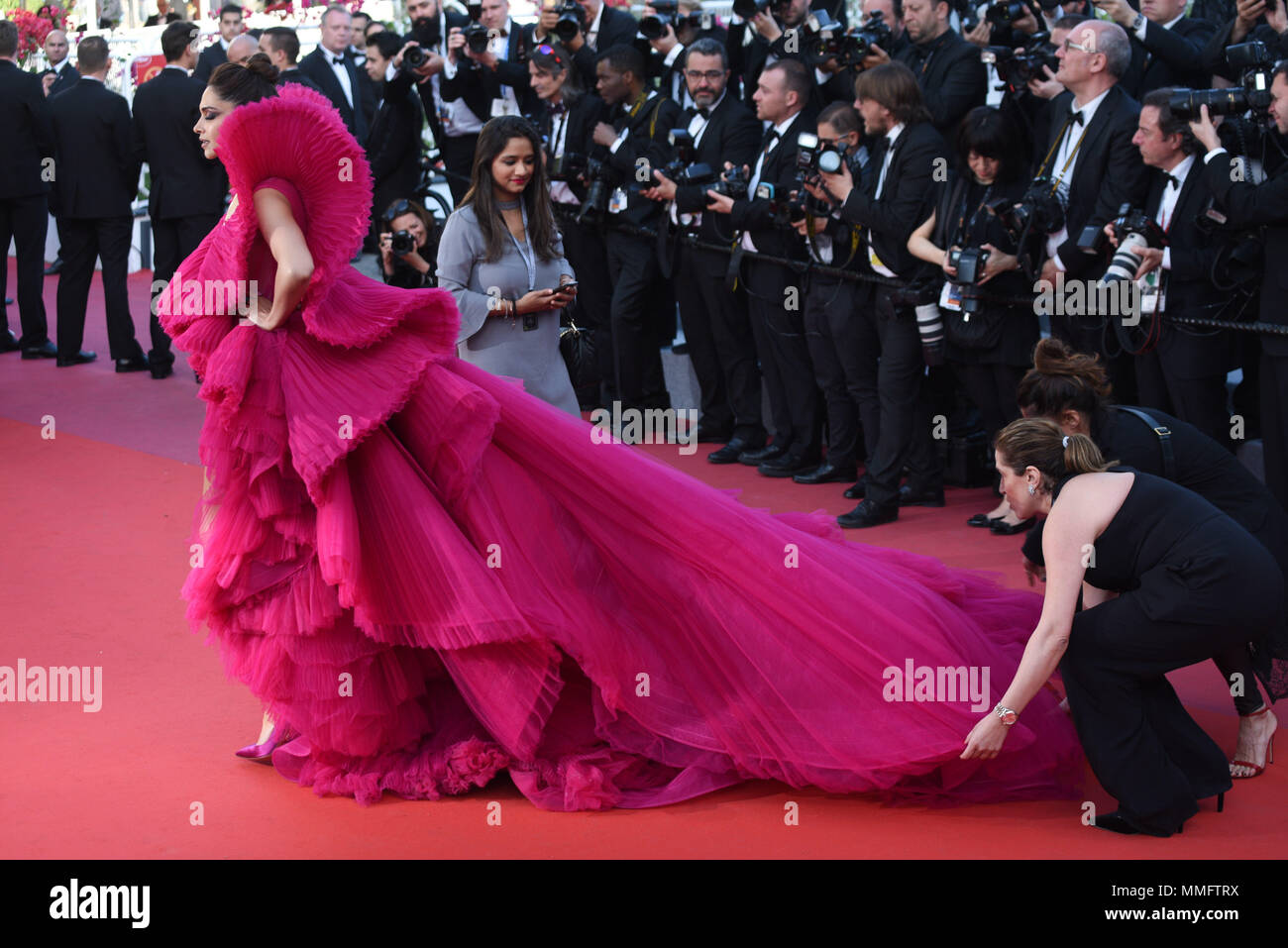Cannes, France. May 11, 2018 - Cannes, France: Deepika Padukone attends the 'Ash is the Purest White' premiere during the 71st Cannes film festival. Credit: Idealink Photography/Alamy Live News Stock Photo