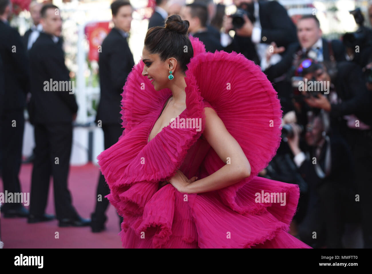 Cannes, France. May 11, 2018 - Cannes, France: Deepika Padukone attends the 'Ash is the Purest White' premiere during the 71st Cannes film festival. Credit: Idealink Photography/Alamy Live News Stock Photo