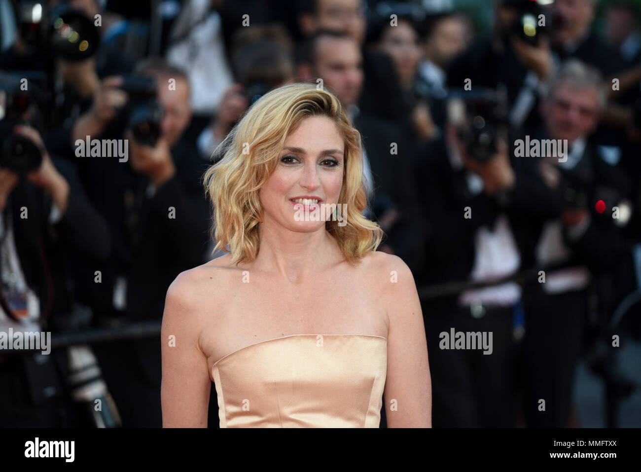 Cannes, France. May 11, 2018 - Cannes, France: Julie Gayet attends the