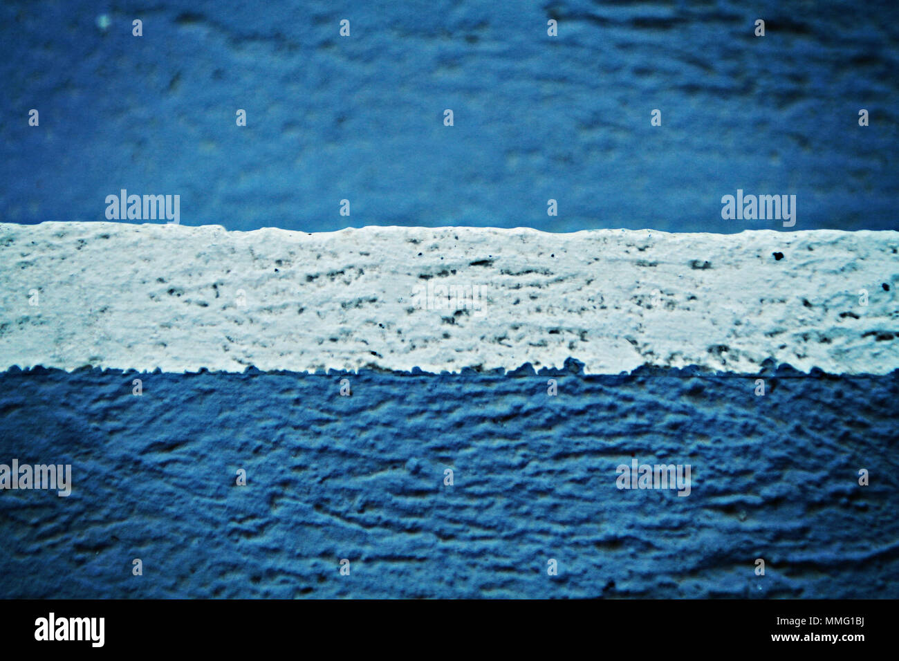 white blue wall Stock Photo