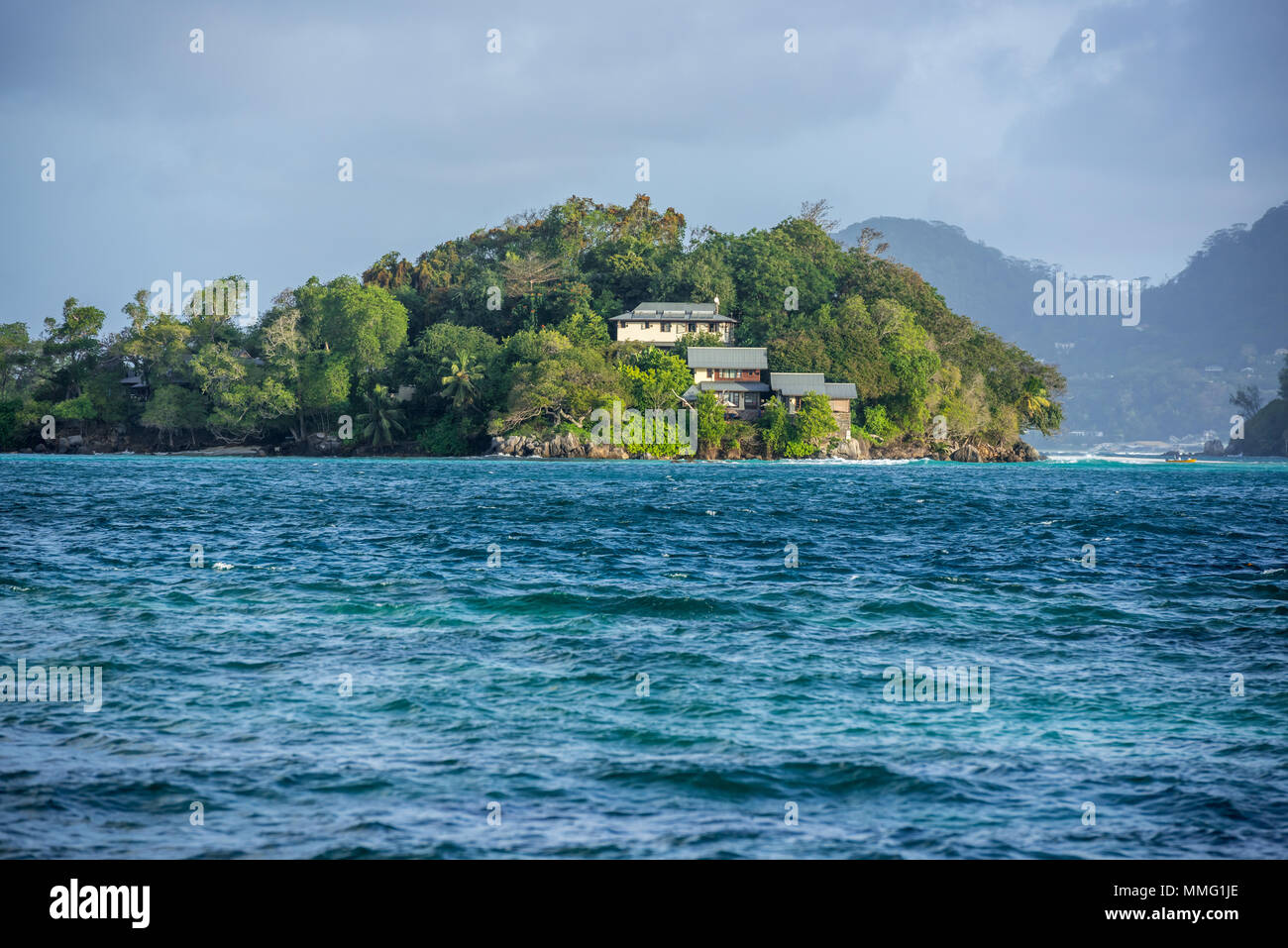 Round Island, Sainte Anne Marine National Park, Seychelles Stock Photo