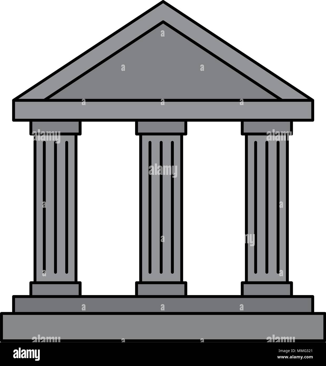 bank building isolated icon vector illustration design Stock Vector ...