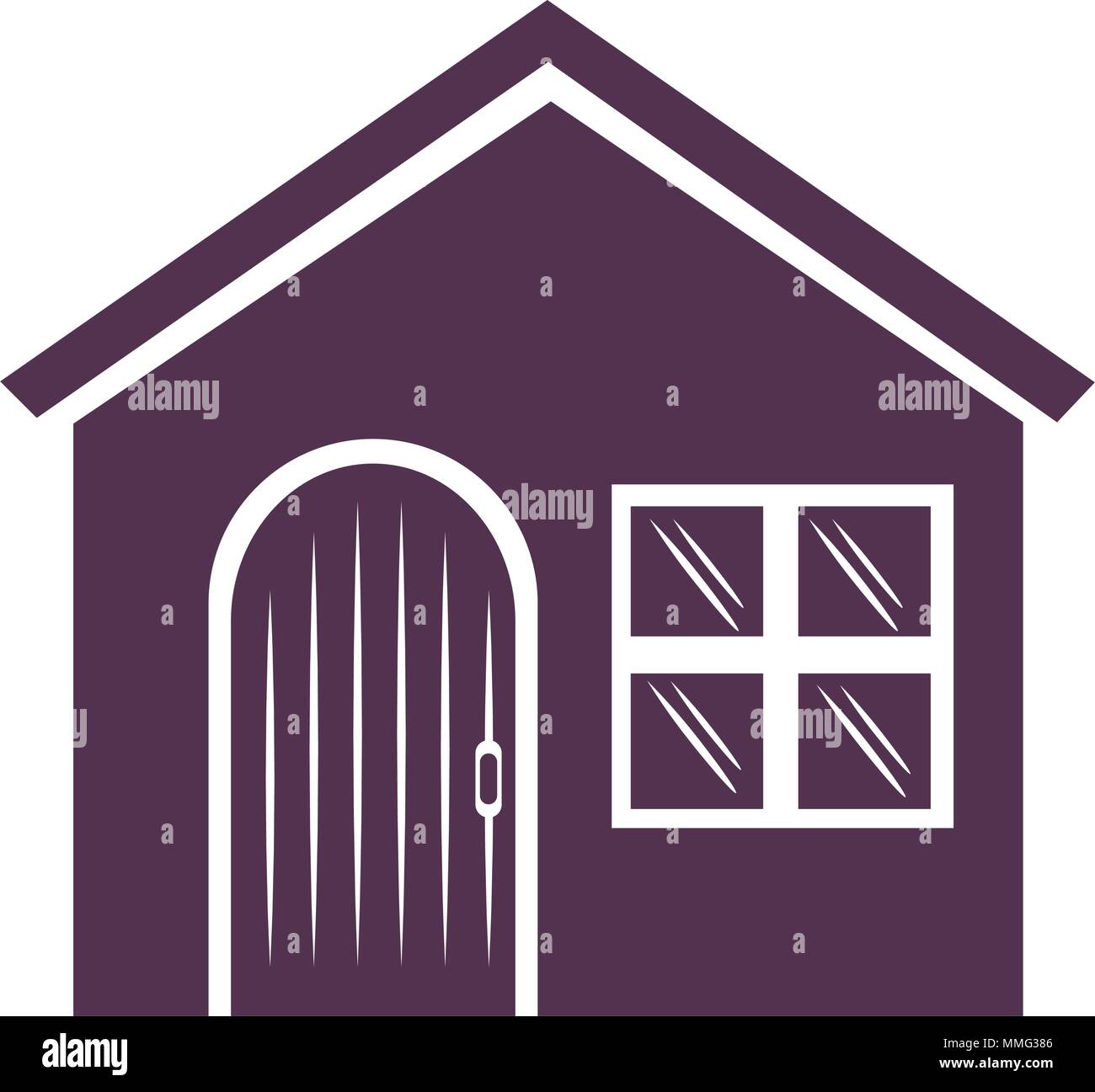 house facade front icon vector illustration design Stock Vector Image ...