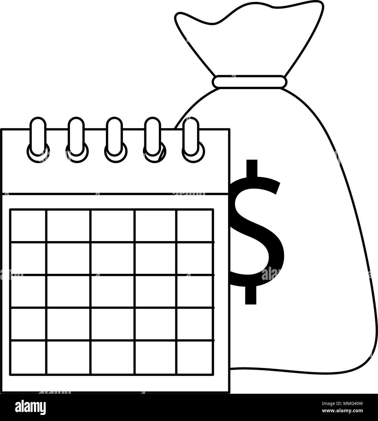 Economic calendar Black and White Stock Photos & Images Alamy