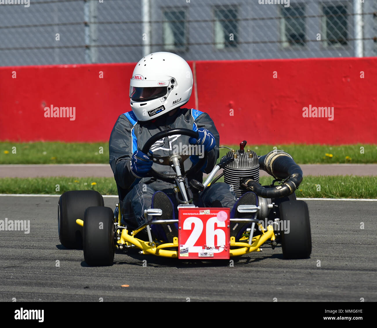 Charles Brandon, Andrew Brandon, Barlotti YB, Villiers 210cc, BHKC, British  Historic Kart Club, DHF 2018, Donington Historic Festival, Donington Park  Stock Photo - Alamy