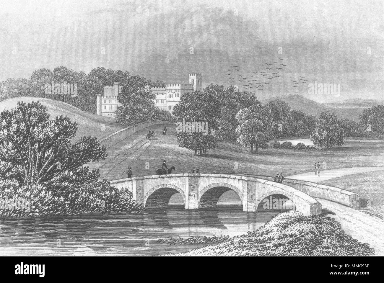 Haddon hall Black and White Stock Photos & Images Alamy