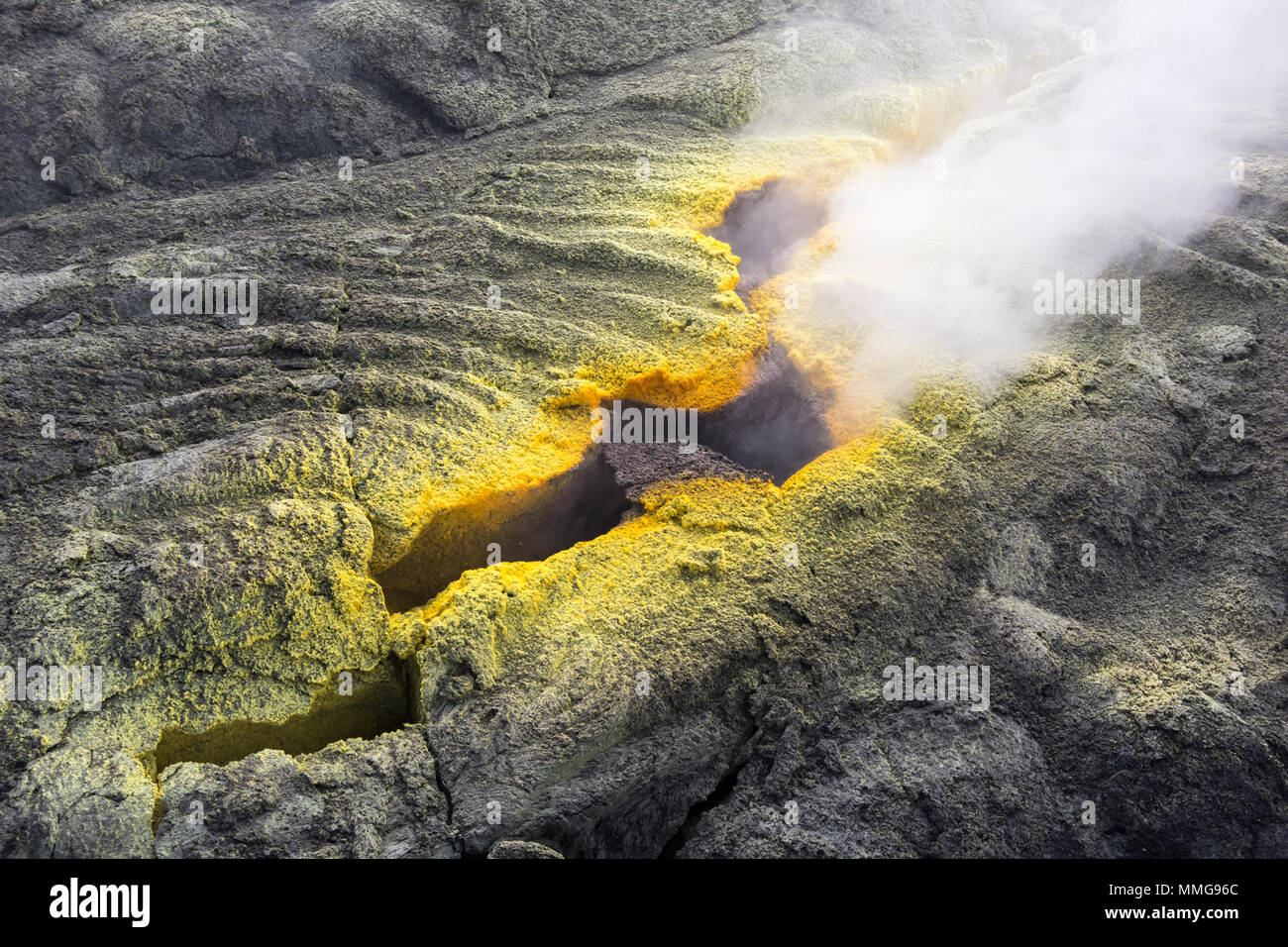 Hawaii volcano eruption. Stock Photo