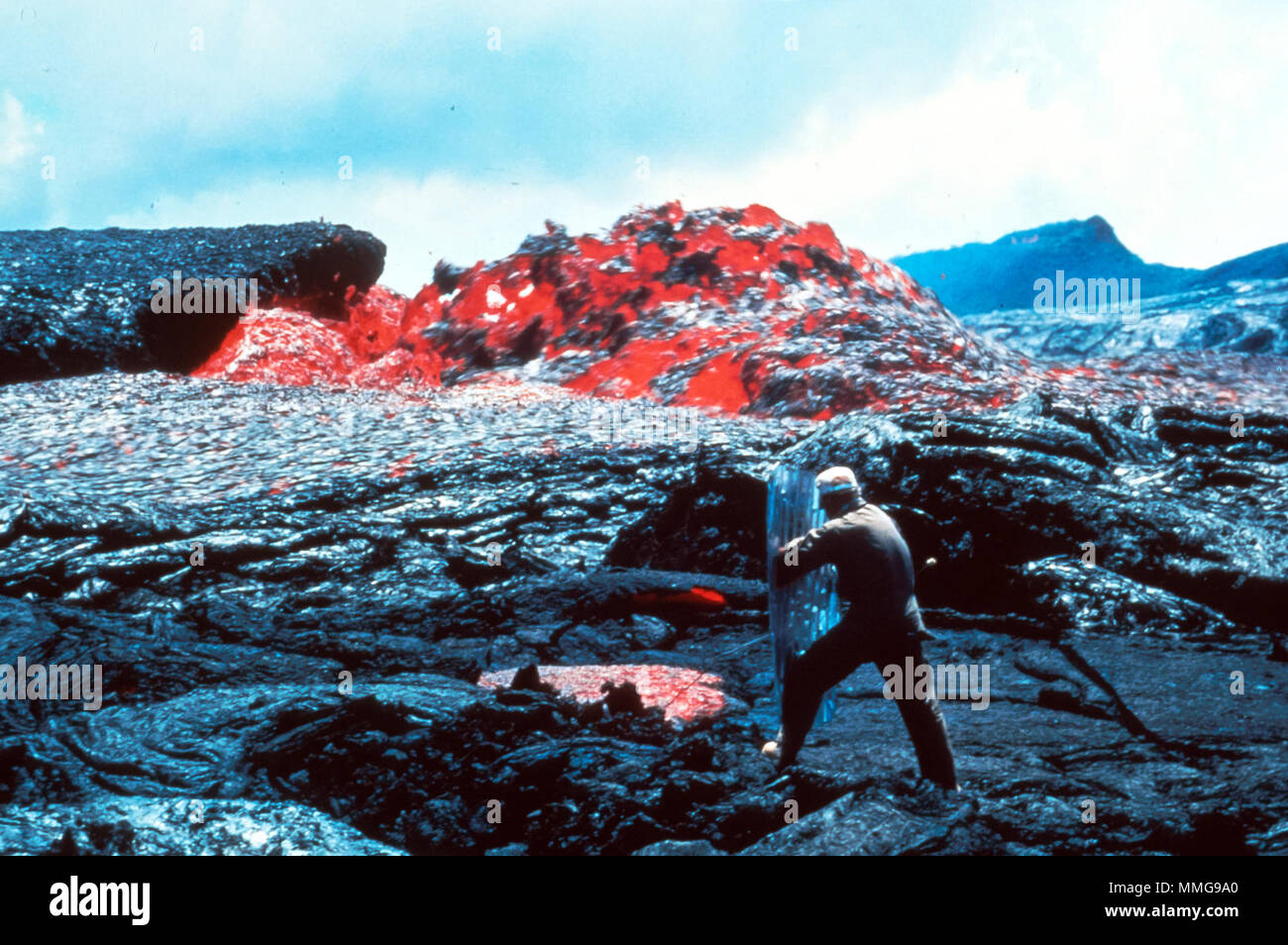 Hawaii volcano eruption. Stock Photo