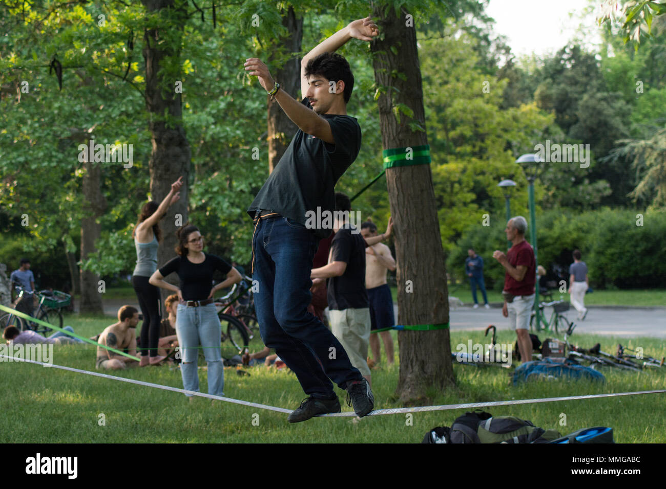 Slack Line Stock Photos Slack Line Stock Images Page 2 Alamy