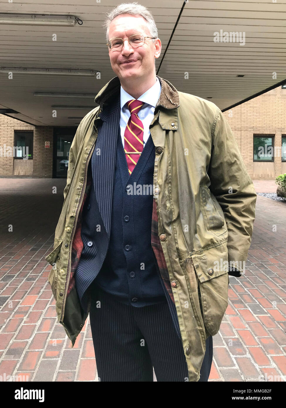 Army veteran Jeremy Bedford-Turner, who is accused of stirring up racial  hatred in a speech outside Downing Street. The 48-year-old faced  cross-examination at Southwark Crown Court on Friday and denied his address