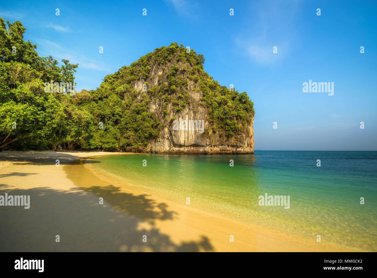 Beach on the Koh Hong island in Thailand Stock Photo