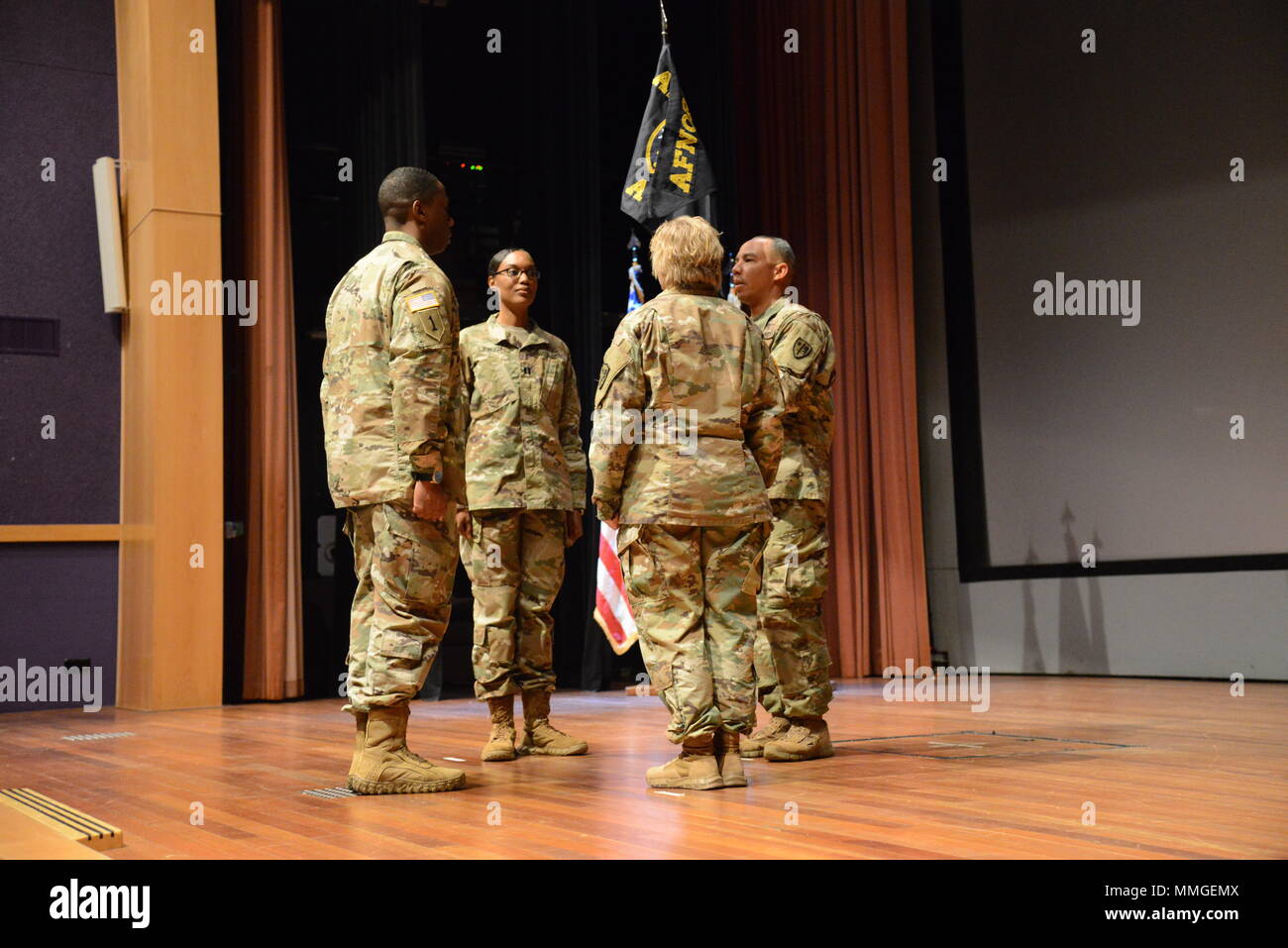 Afnorth Bn Rdi Army Capt. Shannon Wax and Army 1st Sgt. Adrian Sicardo, AFNORTH ...
