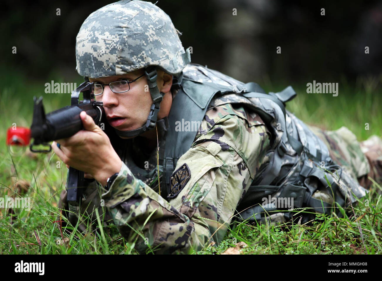 GUNPOWDER MILITARY RESERVATION, Maryland A Soldier participates