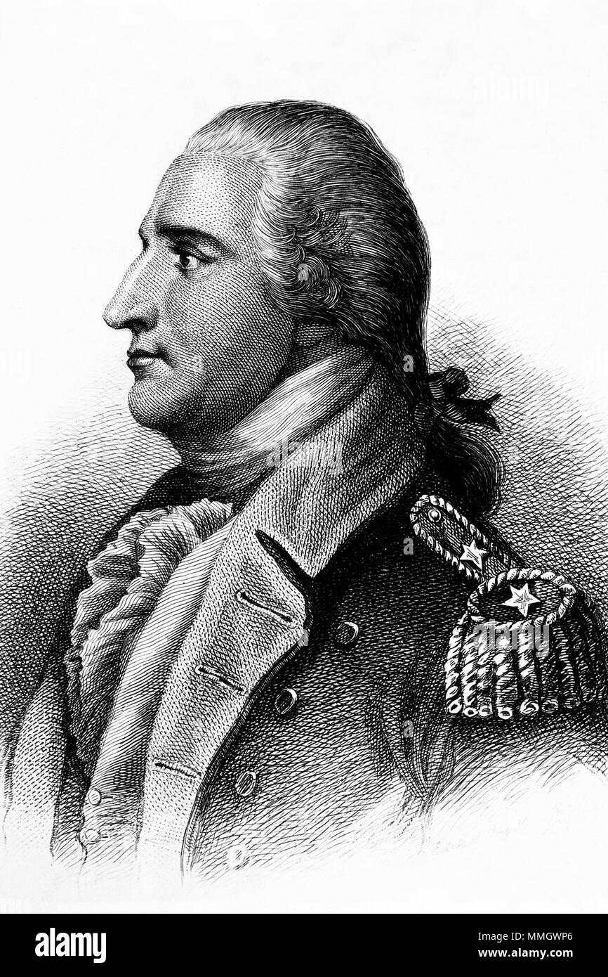 . Benedict Arnold.  . 1879. Engraving by   Henry Bryan Hall  (1808–1884)    Alternative names Henry Bryan, Sr. Hall; Henry Bryan I Hall; Henry Bryan, I Hall; Henry Bryan Hall I; Henry Hall  Description English engraver and portrait painter  Date of birth/death 11 May 1808 25 April 1884  Location of birth/death London Morrisania, New York  Authority control  : Q5718777 VIAF:?33537625 ISNI:?0000 0000 8218 2709 ULAN:?500025827 LCCN:?n88023548 RKD:?35462 WorldCat      After John Trumbull  (1756–1843)     Description American painter and artist  Date of birth/death 6 June 1756 10 November 1843  Loc Stock Photo