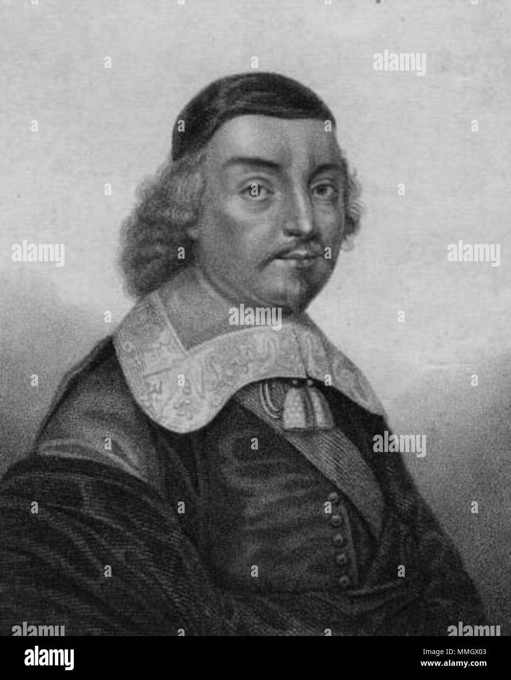 . English: Mildmay Fane, 2nd Earl of Westmorland (1602-1666) . circa 1640. Contemporary portrait 15 2ndEarlOfWestmorland Stock Photo