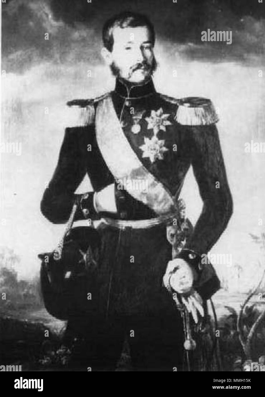 .  Deutsch: Adolf I. Georg, Fürst zu Schaumburg-Lippe (1817-1893)  . 19th century. Adolf I of Schaumburg-Lippe Stock Photo