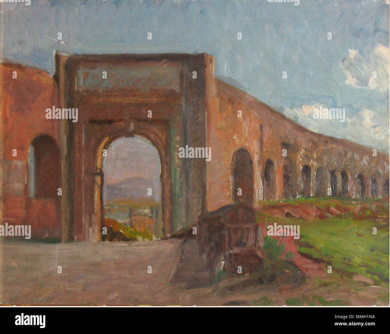 KMS3293 Porta Furba. Rome. 1904. Albert Gottschalk Porta Furba, Rom