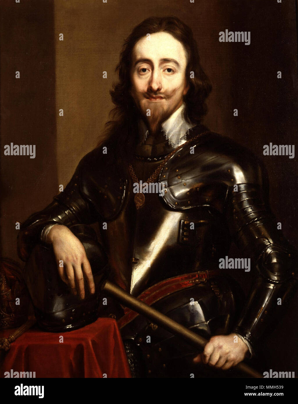 . Charles I of England  . 1630s.   Anthony van Dyck  (1599–1641)      Alternative names Anthony van Dyck, Anthonie van Dyck, Anton van Dijck, Antonis van Deik, Antoon van Dijk, Anthonis van Dyck, Antoine van Dyck  Description Flemish painter, draughtsman and printmaker  Date of birth/death 22 March 1599 9 December 1641  Location of birth/death Antwerp Blackfriars, London  Work location Antwerp (1609–1610, 1615–1620), London (1620-March 1621), Zaventem (1621), Genoa (October 1621-February 1622), Rome (February 1622-July 1622), Florence (1622), Bologna (1622), Venice (1622), Rome (1623), Mantua  Stock Photo