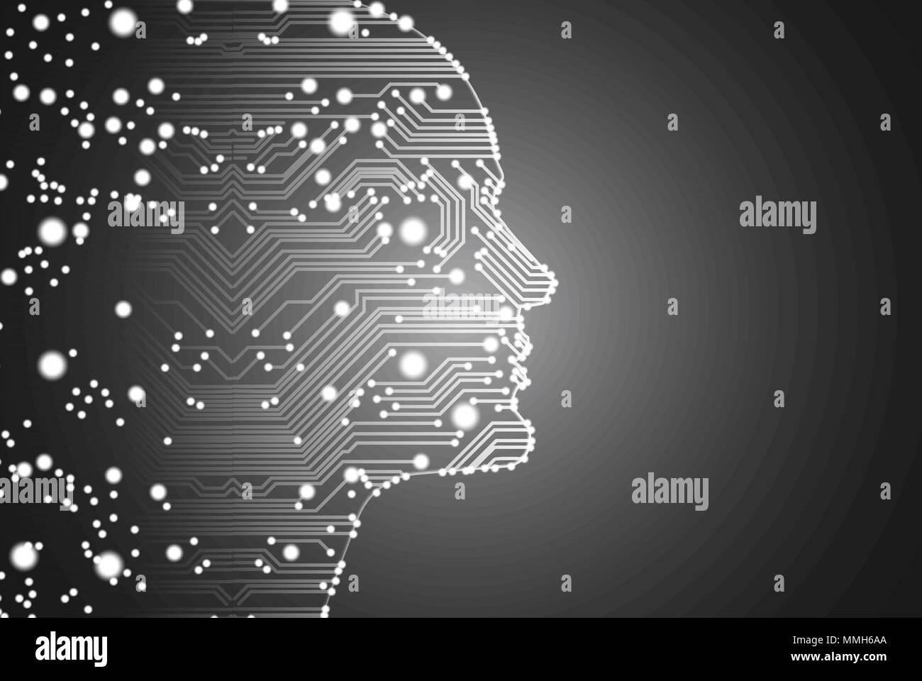 Big data and artificial intelligence concept Stock Vector Image & Art ...