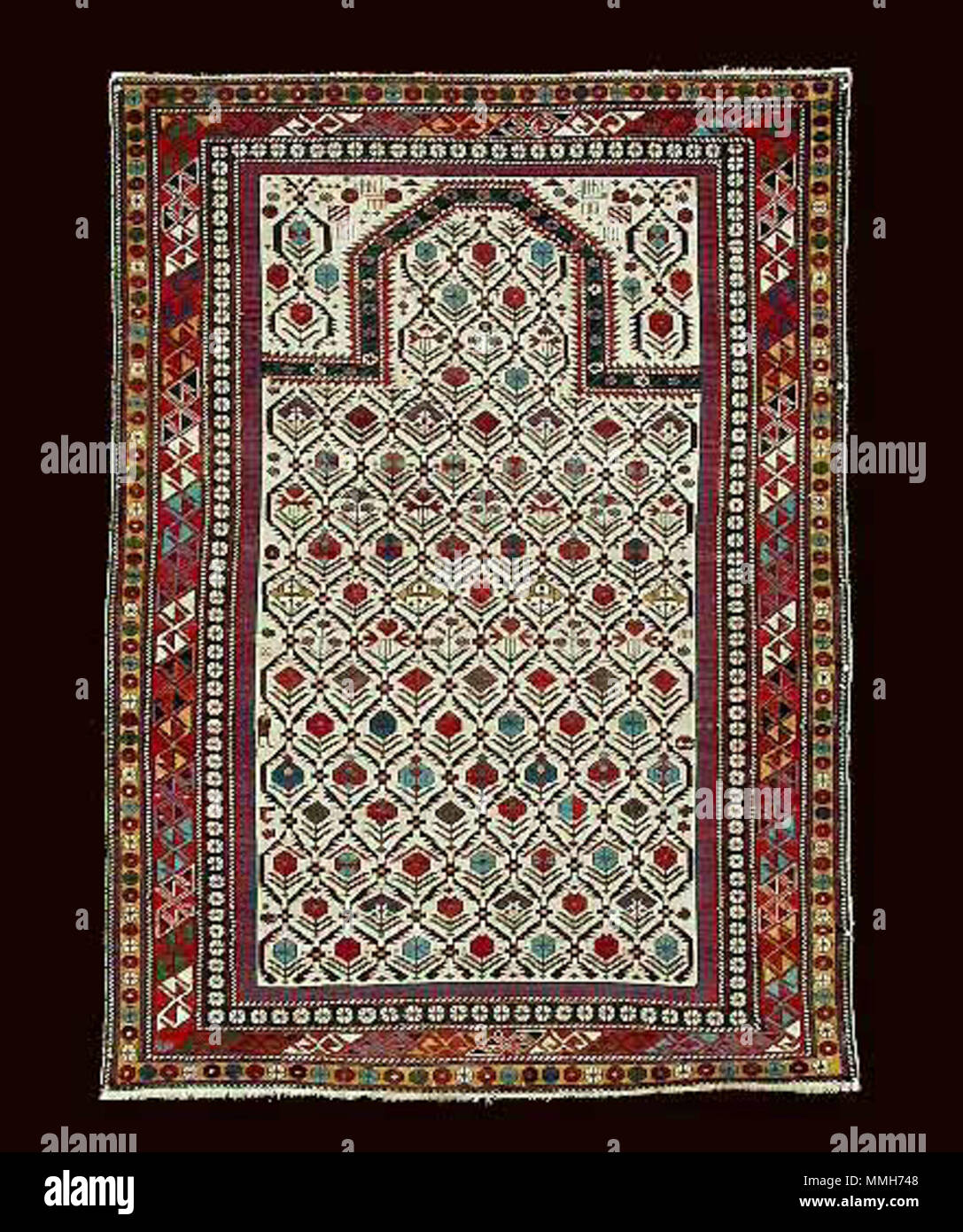 . Армянский ковер . 19th century. Unknown Armenian Carpet Cross 1 Stock ...