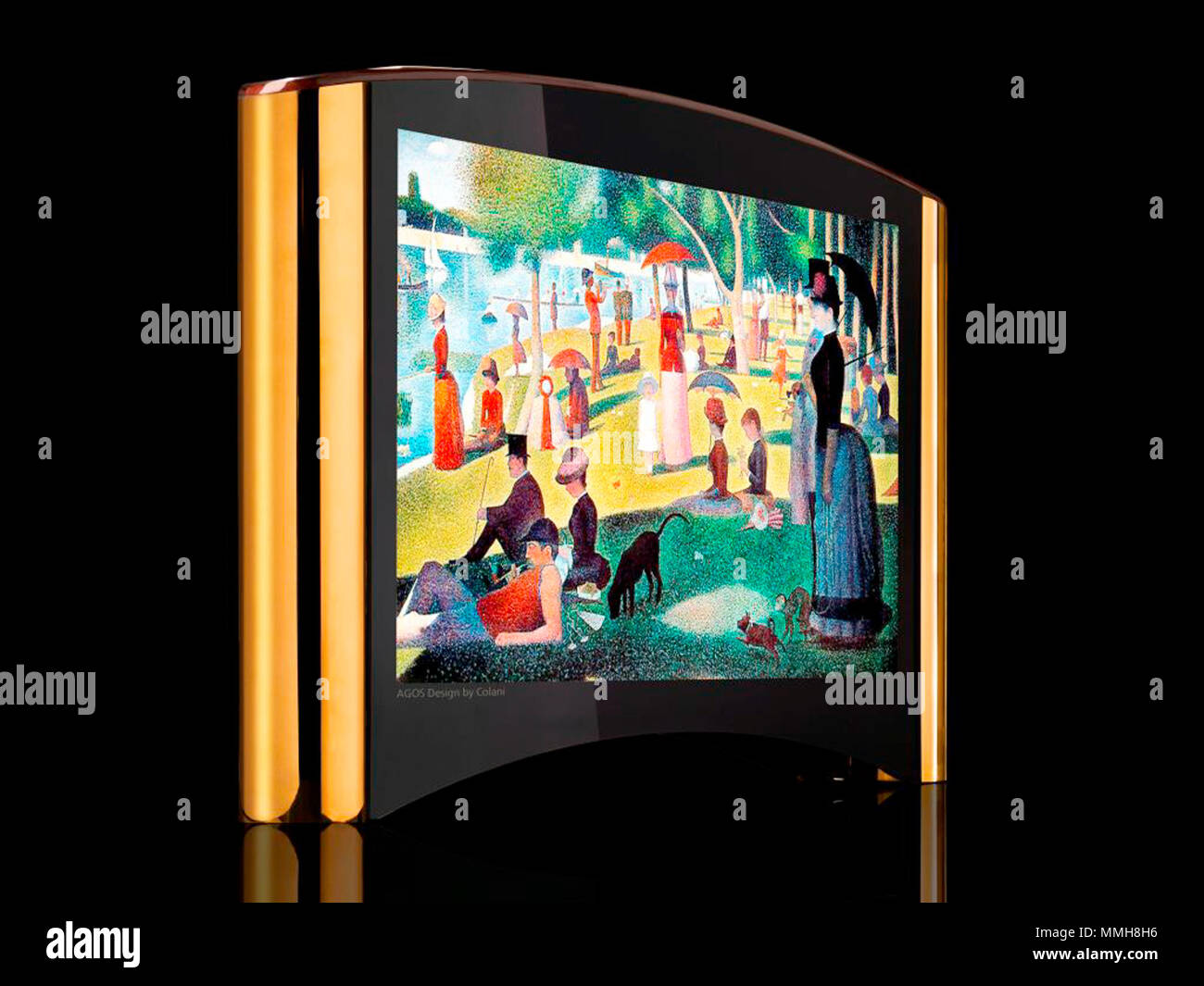. 12.09.2010. Tom Vack; image shown on screen:  Georges Seurat  (1859–1891)      Description French painter, draughtsman, lithographer and designer  Date of birth/death 2 December 1859 29 March 1891  Location of birth/death Paris Paris  Work location Brest (1879), Paris (November 1880), Burgundy (1881), Paris (1882-1886), Normandy (1885), Honfleur (1886), Paris (1886), Port-en-Bessin-Huppain (July 1888), Le Crotoy (1889), Gravelines (1890), Paris (1890-1891)  Authority control  : Q34013 VIAF:?24608076 ISNI:?0000 0001 0855 9616 ULAN:?500008873 LCCN:?n79129009 NLA:?35766760 WorldCat AGOS AC-24 Stock Photo