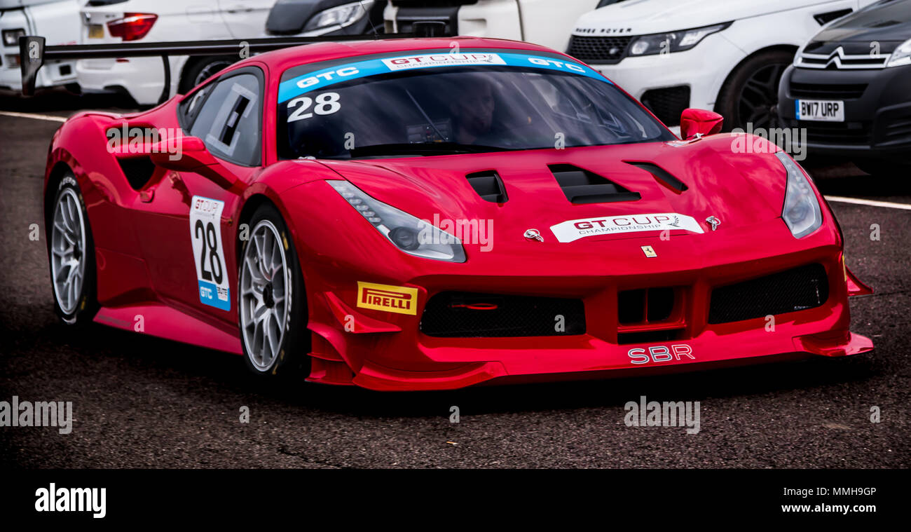 A Modern Ferrari 488 Gt3 Racing Car Stock Photo 184777510