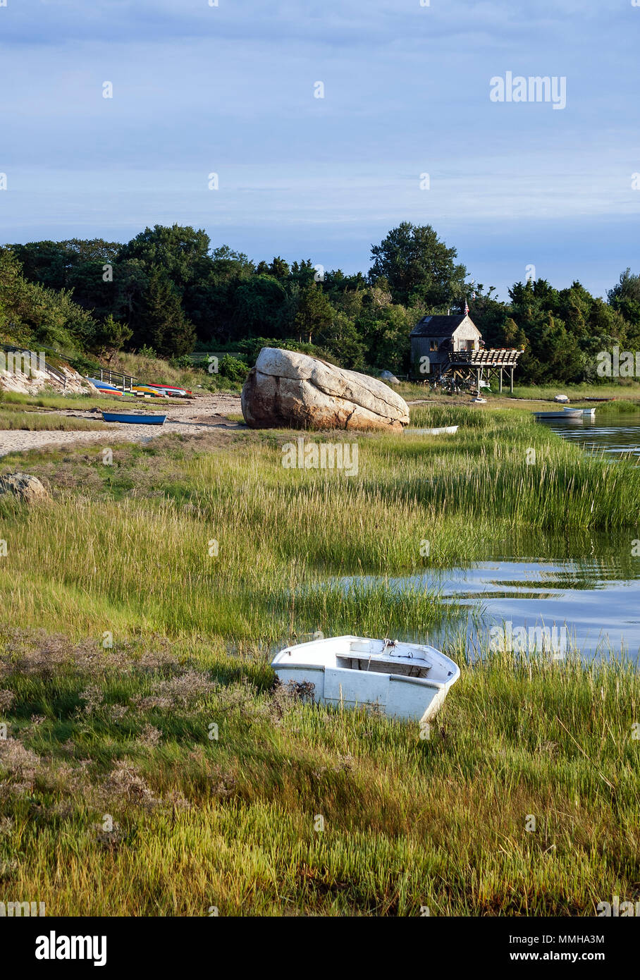Coastal scenic, Roberts Cove, Orleans, Massachusetts, USA Stock Photo